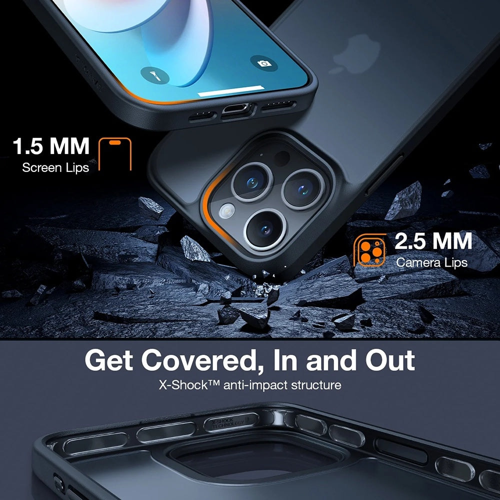 Ovitek za Samsung Galaxy A56 A566, Torras, Guardian, Črn