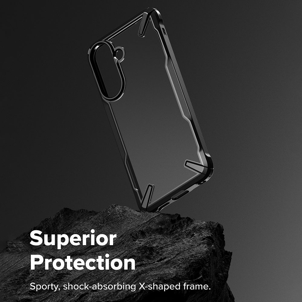 Ovitek za Samsung Galaxy A57 5G, Ringke, Fusion X, Črn