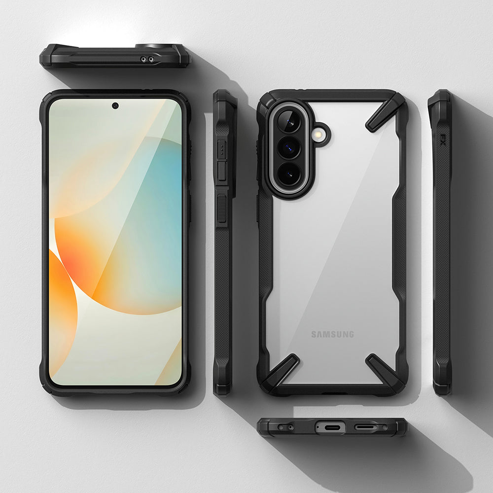 Ovitek za Samsung Galaxy A57 5G, Ringke, Fusion X, Črn