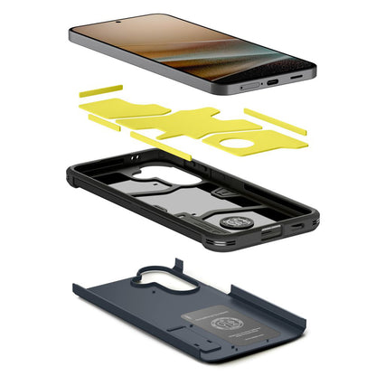 Case for Samsung Galaxy A57 5G, Spigen, Tough Armor, Blue ACS11126