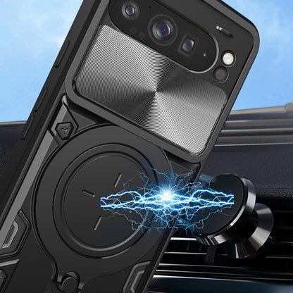 Ovitek za Samsung Galaxy A57 5G, Techsuit, CamGuard Pro, Zlato roza