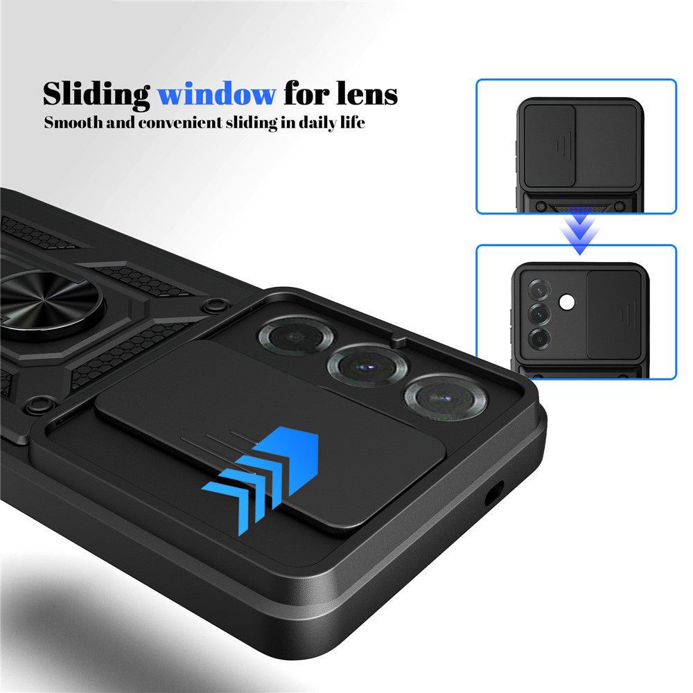 Ovitek za Samsung Galaxy A57 5G, Techsuit, CamShield, Zlato roza