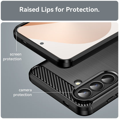 Ovitek za Samsung Galaxy A57 5G, Techsuit, Carbon, Črn