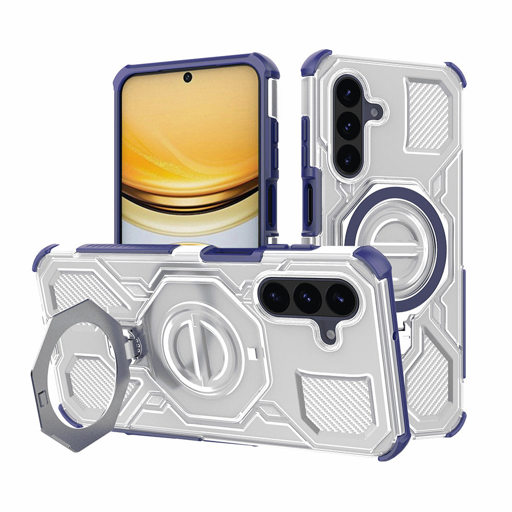 Ovitek za Samsung Galaxy A57 5G, Techsuit, Carbon Shield Pro, Modra