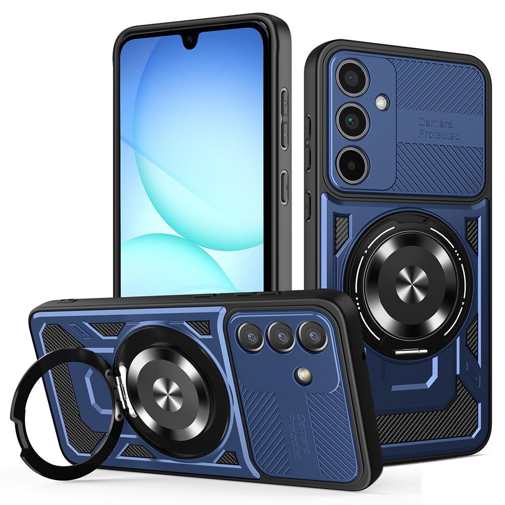 Ovitek za Samsung Galaxy A57 5G, Techsuit, RuggedCam, Modra