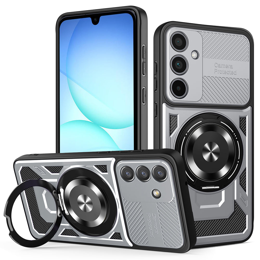 Ovitek za Samsung Galaxy A57 5G, Techsuit, RuggedCam, Siv