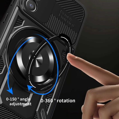 Ovitek za Samsung Galaxy A57 5G, Techsuit, RuggedCam, črn