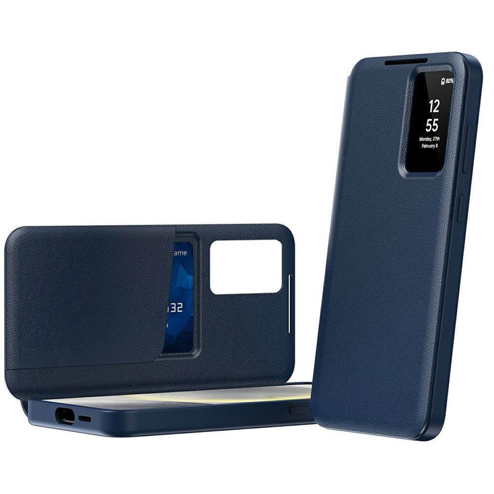 Ovitek za Samsung Galaxy A57 5G, Techsuit, SmartView, Modra