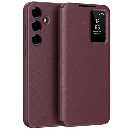 Ovitek za Samsung Galaxy A57 5G, Techsuit, SmartView, Rdeča