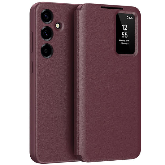 Ovitek za Samsung Galaxy A57 5G, Techsuit, SmartView, Rdeča