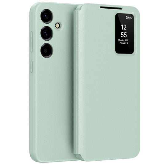Ovitek za Samsung Galaxy A57 5G, Techsuit, SmartView, Zelen