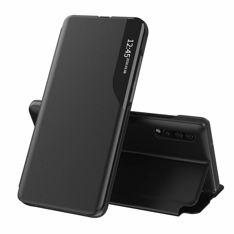 Ovitek za Samsung Galaxy A70s A707 / A70 A705, Techsuit, eFold, Črn
