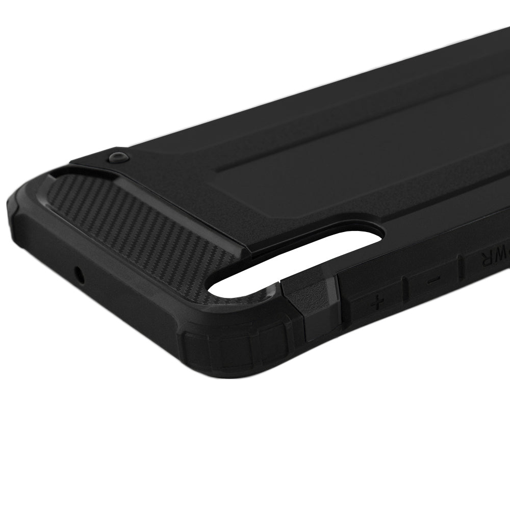 Ovitek za Samsung Galaxy A70s A707 / A70 A705, Techsuit, Hybrid Armor, Črn