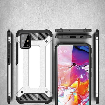 Ovitek za Samsung Galaxy A71 A715, Techsuit, Hybrid Armor, Črn