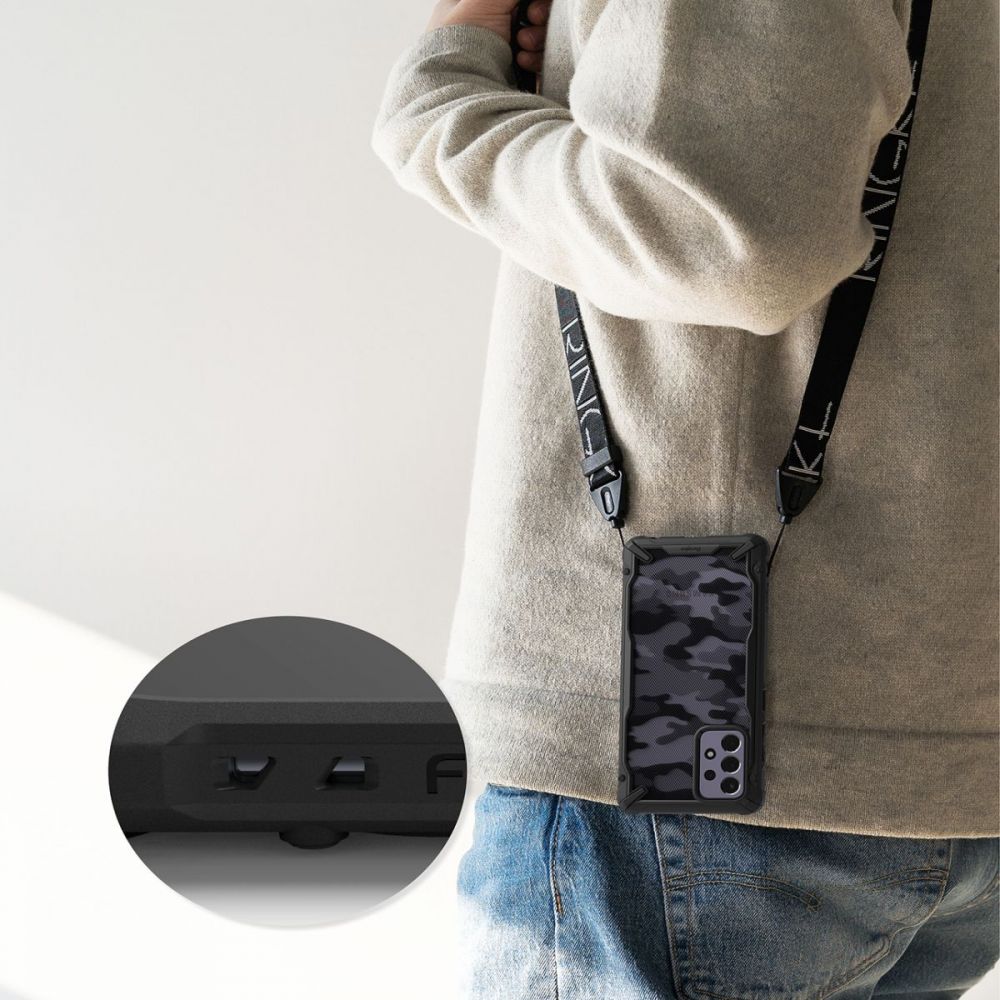 Ovitek za Samsung Galaxy A72 A725 / A72 5G A726, Ringke, Fusion X Design, Kamuflaža