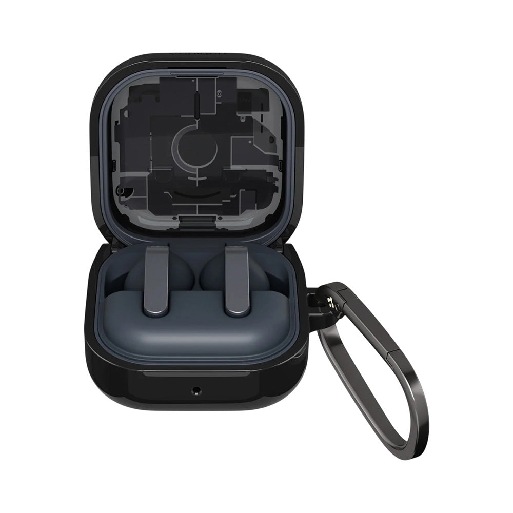 Ovitek za Samsung Galaxy Buds4 / Buds4 Pro, Spigen, Ultra Hybrid, Črn ACS11201