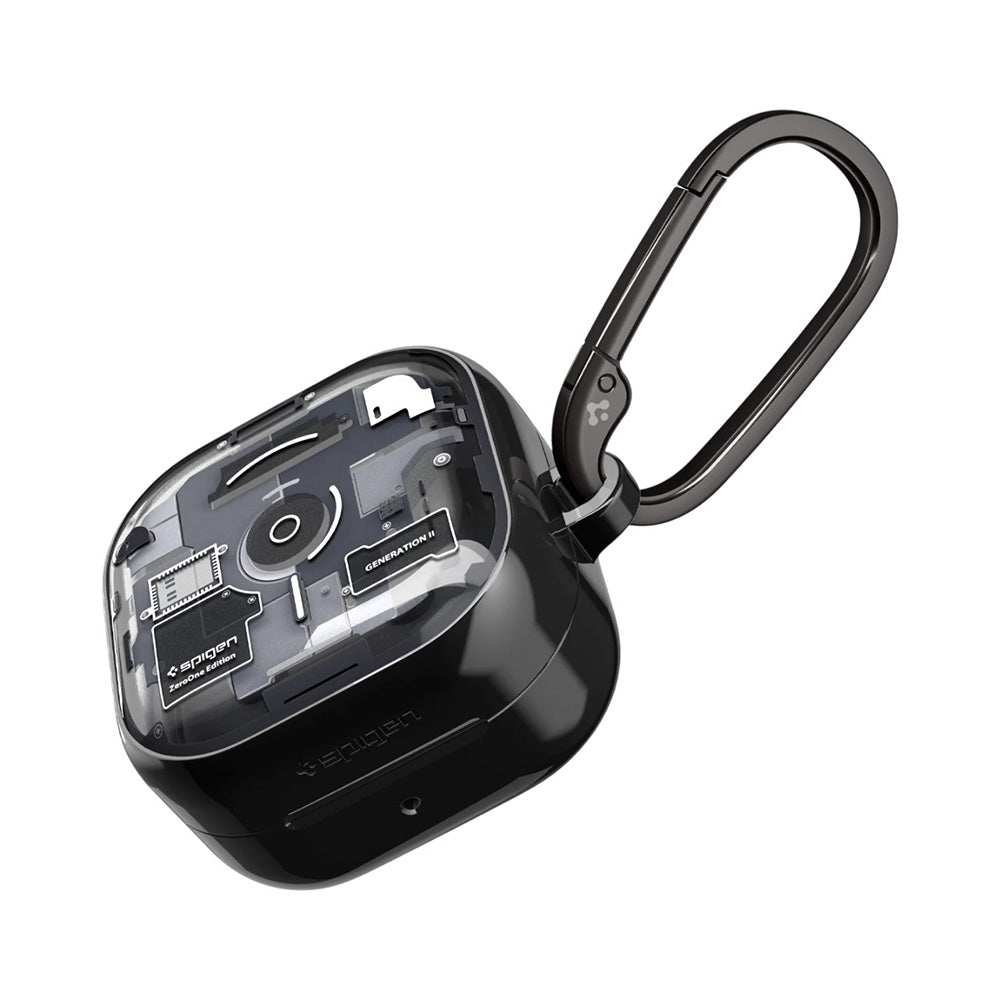 Ovitek za Samsung Galaxy Buds4 / Buds4 Pro, Spigen, Ultra Hybrid, Črn ACS11201