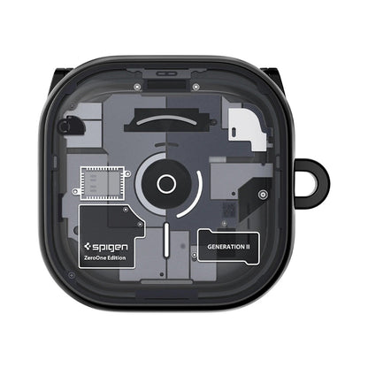 Ovitek za Samsung Galaxy Buds4 / Buds4 Pro, Spigen, Ultra Hybrid, Črn ACS11201