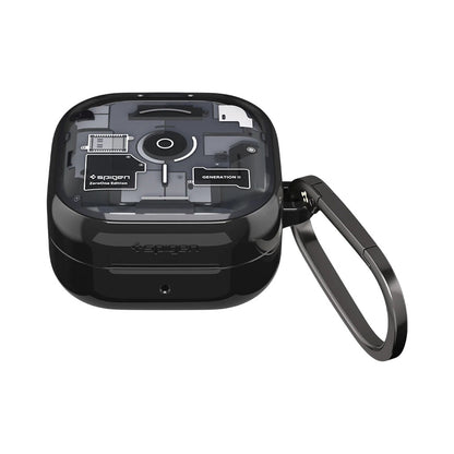 Ovitek za Samsung Galaxy Buds4 / Buds4 Pro, Spigen, Ultra Hybrid, Črn ACS11201