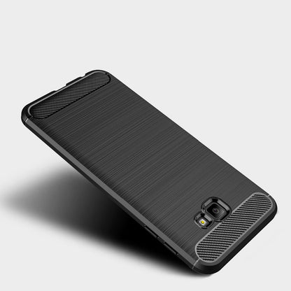 Ovitek za Samsung Galaxy J4 Plus (2018) J415, Techsuit, Karbon, Črn