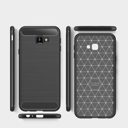 Ovitek za Samsung Galaxy J4 Plus (2018) J415, Techsuit, Karbon, Črn