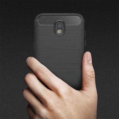 Ovitek za Samsung Galaxy J5 (2017) J530, Techsuit, Karbon, Črn
