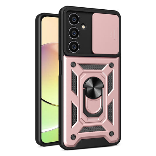 Ovitek za Samsung Galaxy M15, Techsuit, CamShield, roza