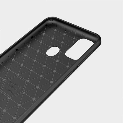 Ovitek za Samsung Galaxy M21 M215 / M30s M307, Techsuit, Karbon, Črn