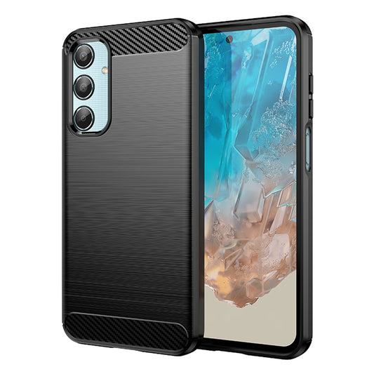 Ovitek za Samsung Galaxy M35, Techsuit, Karbon, Črn