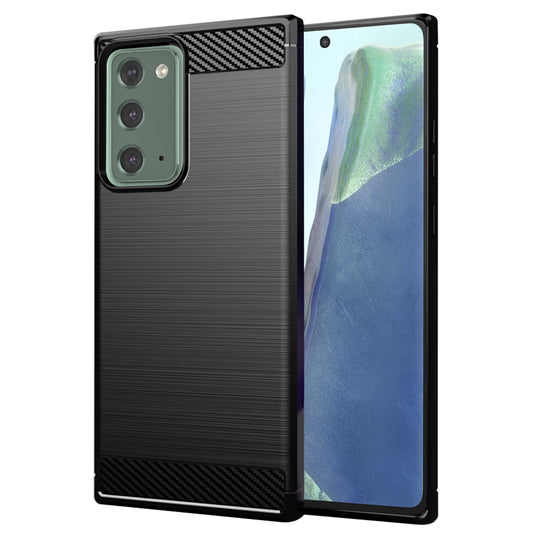 Ovitek za Samsung Galaxy Note 20 5G N981 / Note 20 N980, Techsuit, Karbon, Črn