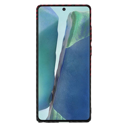 Ovitek za Samsung Galaxy Note 20 5G N981 / Note 20 N980, Techsuit, Carbonite FiberShell, Črno Rdeč