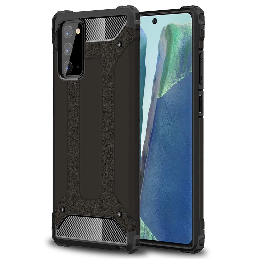 Ovitek za Samsung Galaxy Note 20 5G N981 / Note 20 N980, Techsuit, Hybrid Armor, Črn
