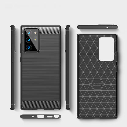 Ovitek za Samsung Galaxy Note 20 Ultra 5G N986 / Note 20 Ultra N985, Techsuit, Karbon, Črn
