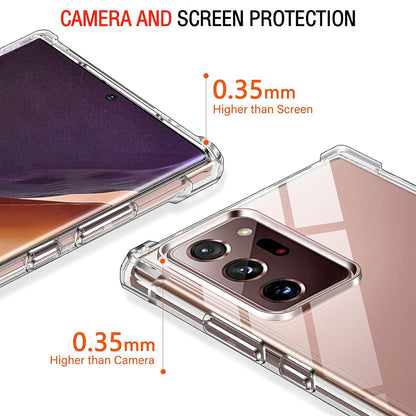 Ovitek za Samsung Galaxy Note 20 Ultra 5G N986 / Note 20 Ultra N985, Techsuit, odporen na udarce, prozoren