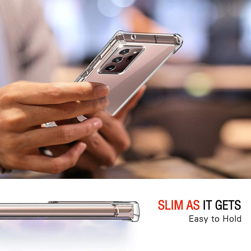Ovitek za Samsung Galaxy Note 20 Ultra 5G N986 / Note 20 Ultra N985, Techsuit, odporen na udarce, prozoren