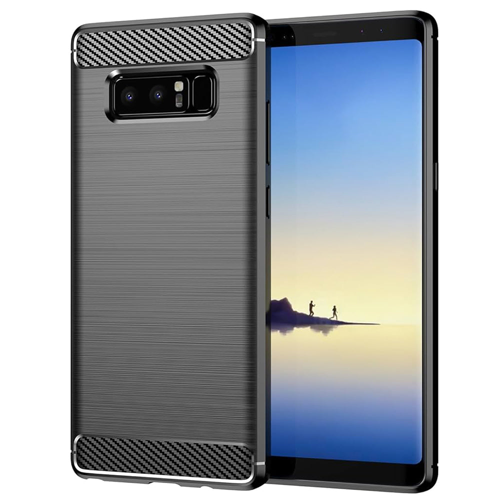 Ovitek za Samsung Galaxy Note 8 N950, Techsuit, Karbon, Črn