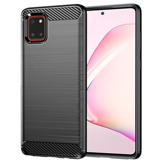 Ovitek za Samsung Galaxy Note10 Lite N770, Techsuit, Karbon, Črn