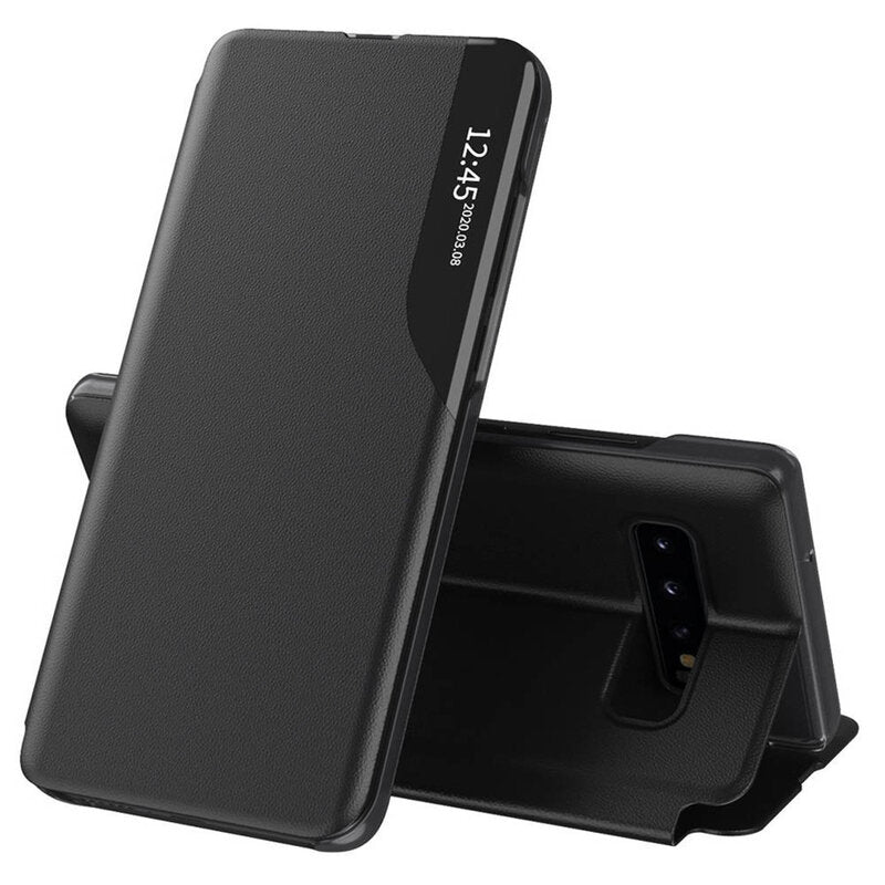 Ovitek za Samsung Galaxy S10 G973, Techsuit, eFold, Črn