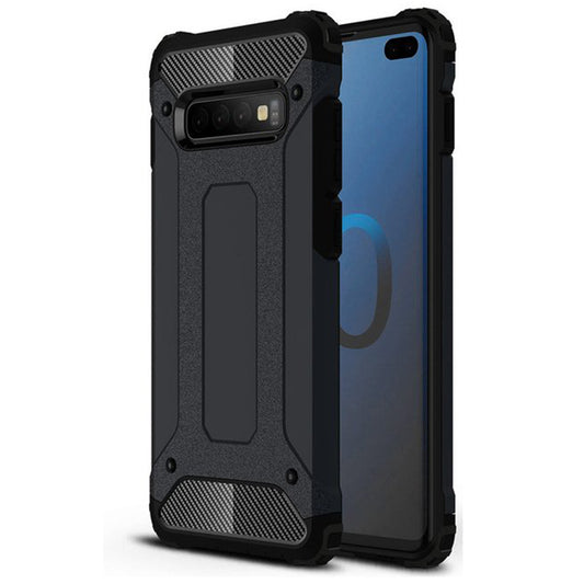 Ovitek za Samsung Galaxy S10 G973, Techsuit, Hybrid Armor, Črn