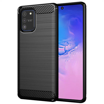 Ovitek za Samsung Galaxy S10 Lite G770, Techsuit, Karbon, Črn