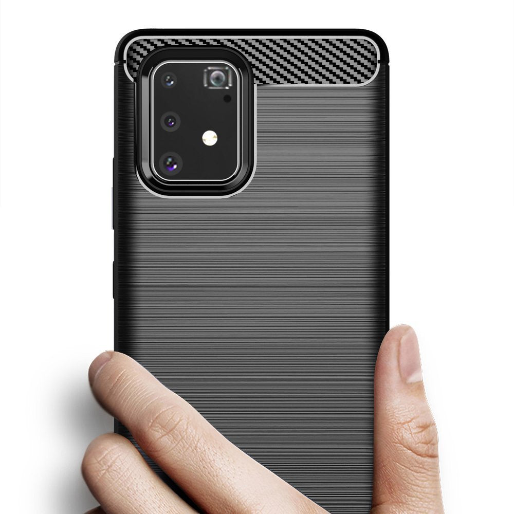 Ovitek za Samsung Galaxy S10 Lite G770, Techsuit, Karbon, Črn