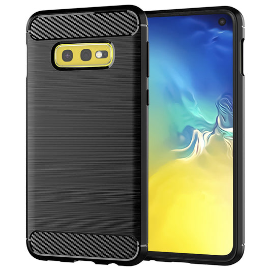Ovitek za Samsung Galaxy S10e G970, Techsuit, Karbon, Črn
