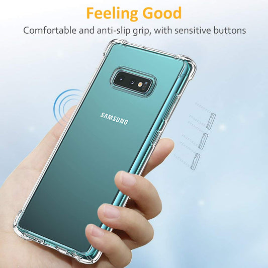 Ovitek za Samsung Galaxy S10e G970, Techsuit, odporen na udarce, prozoren