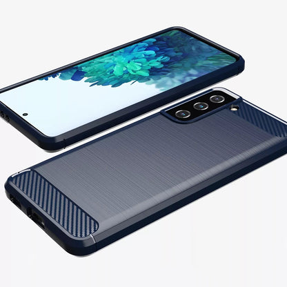 Ovitek za Samsung Galaxy S20 FE 2022 G781 / S20 FE 5G G781 / S20 FE G780, Techsuit, Karbon, Modra