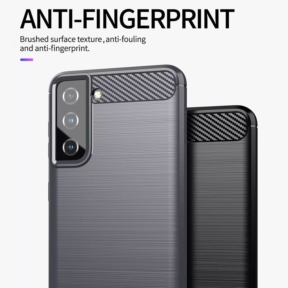 Ovitek za Samsung Galaxy S20 FE 2022 G781 / S20 FE 5G G781 / S20 FE G780, Techsuit, Karbon, Modra