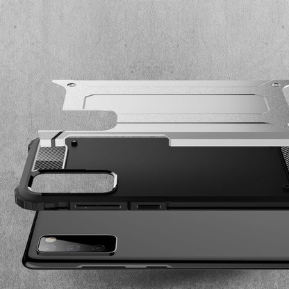 Ovitek za Samsung Galaxy S20 FE 2022 G781 / S20 FE 5G G781 / S20 FE G780, Techsuit, Hybrid Armor, črn