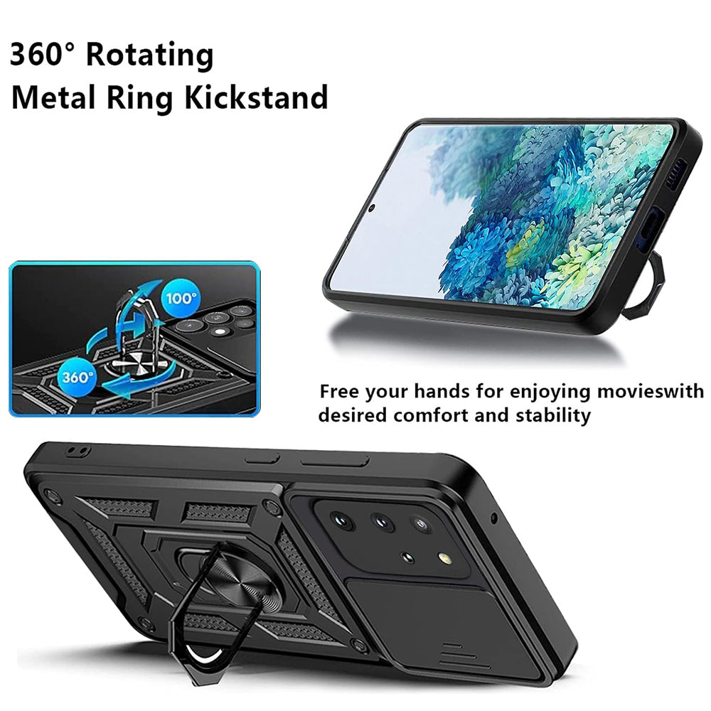 Ovitek za Samsung Galaxy S20+ 5G G986 / S20+ G985, Techsuit, CamShield, Črn