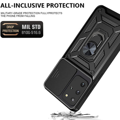 Ovitek za Samsung Galaxy S20+ 5G G986 / S20+ G985, Techsuit, CamShield, Črn