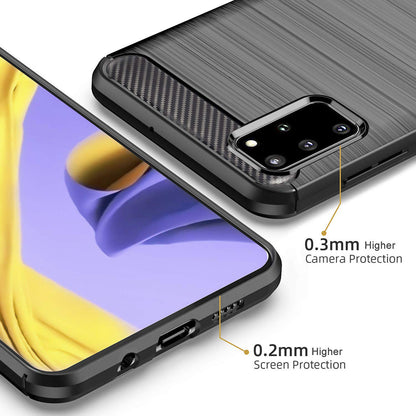 Case for Samsung Galaxy S20+ 5G G986 / S20+ G985, Techsuit, Carbon, Black