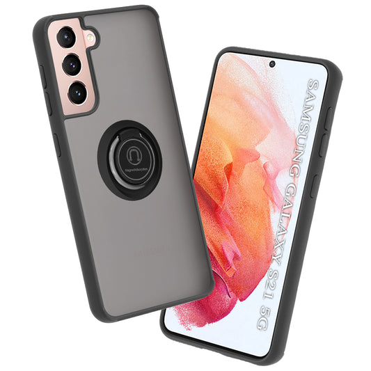 Ovitek za Samsung Galaxy S21 5G G991, Techsuit, Glinth, Črna